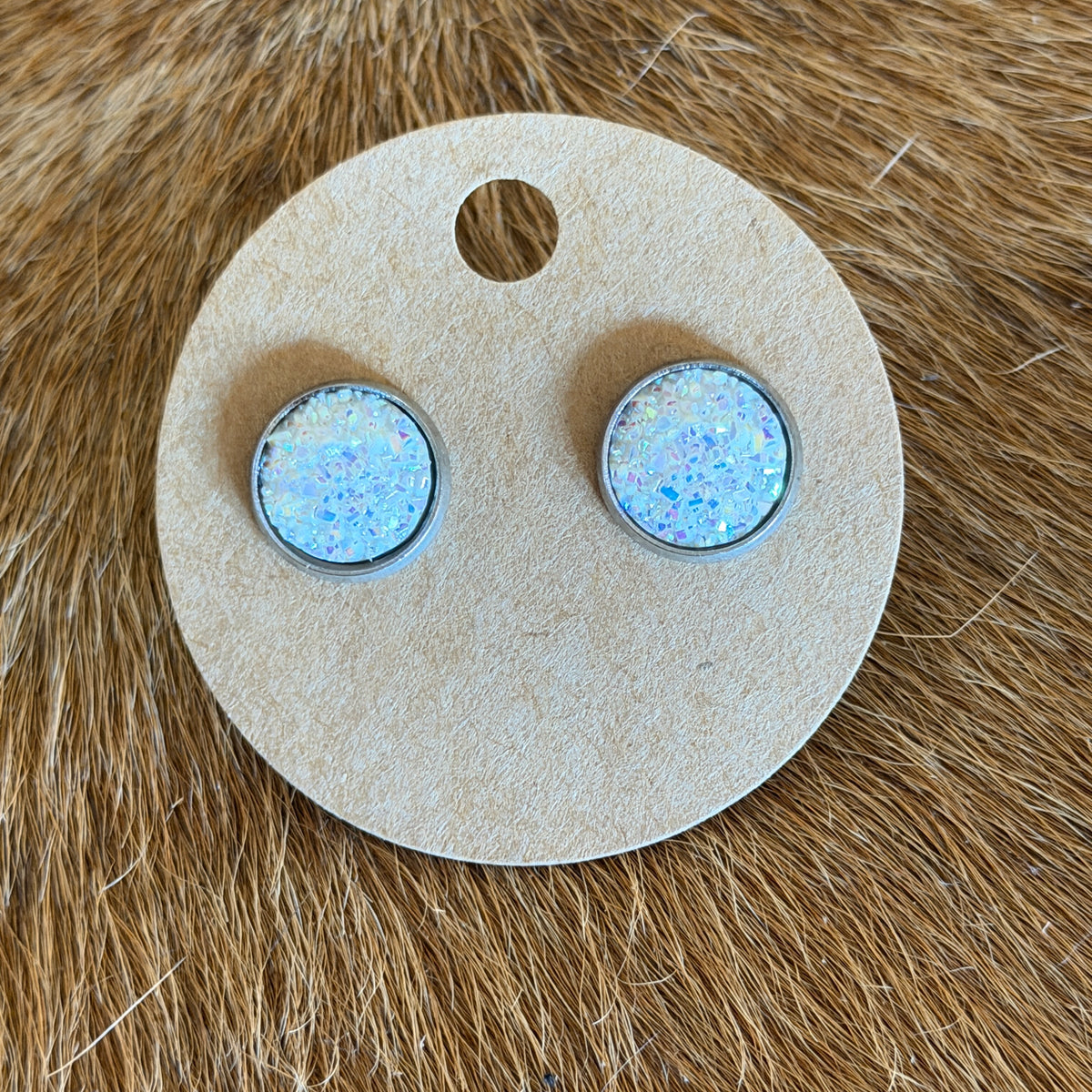 Bezel Earrings