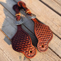 Basketweave Spur Straps