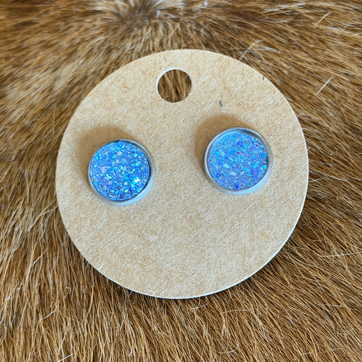Bezel Earrings
