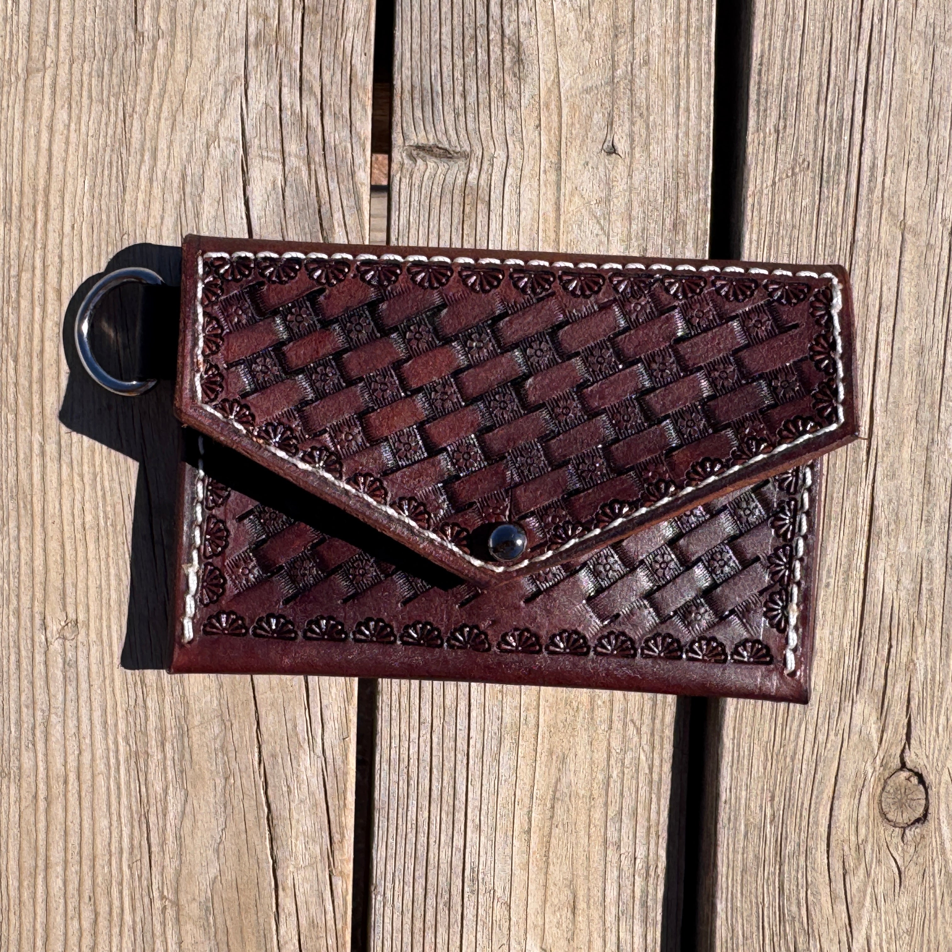 Basketweave Card Holder