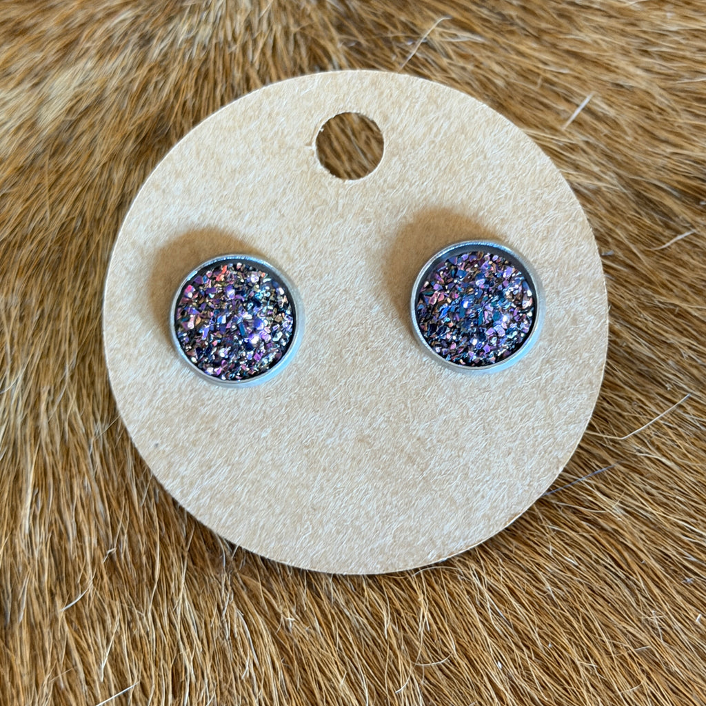 Bezel Earrings