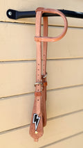 Roughout Lightning Bolt Headstall