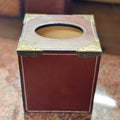 Leather Tissue Box Cover