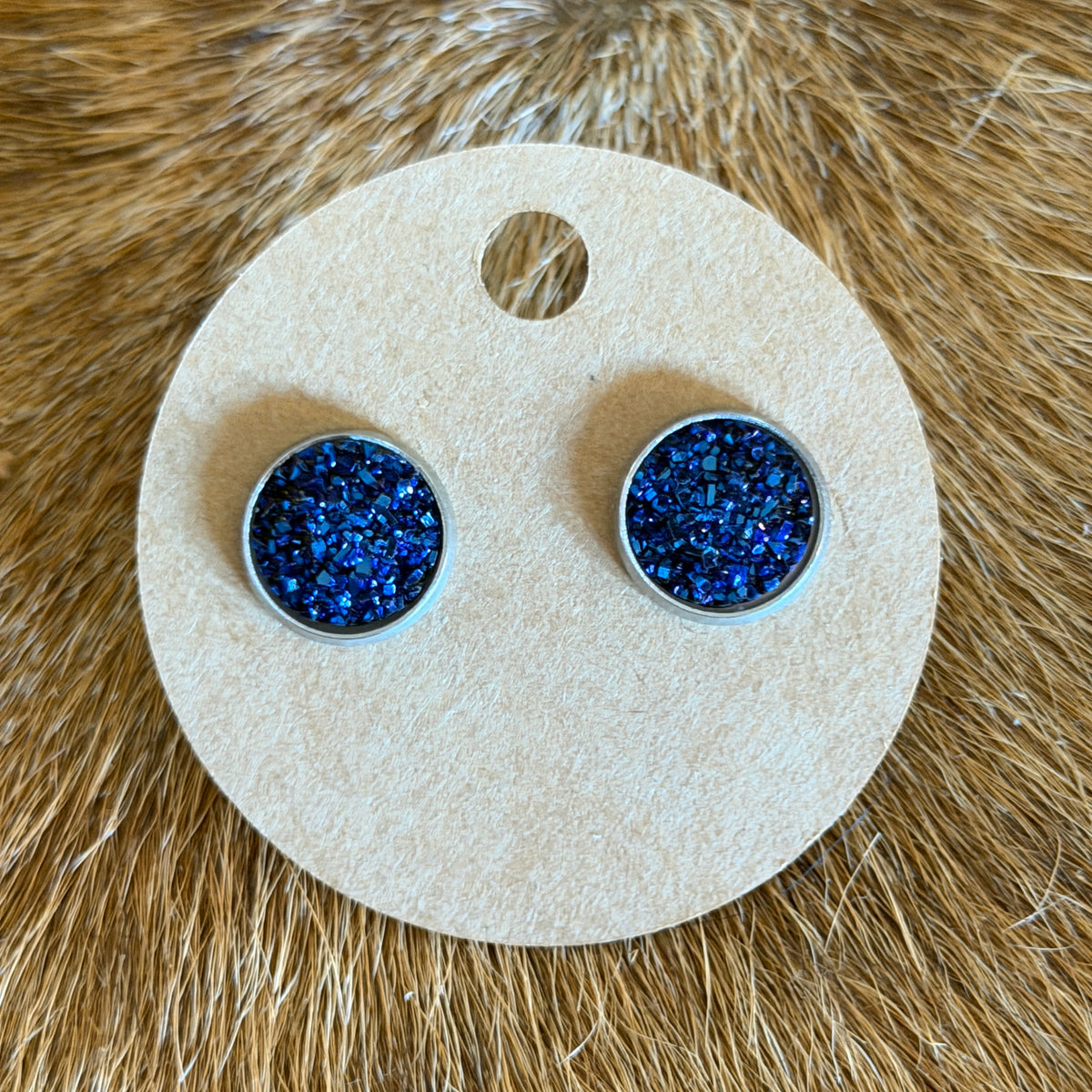 Bezel Earrings