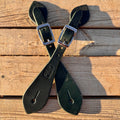 Teal Plain Spur Straps