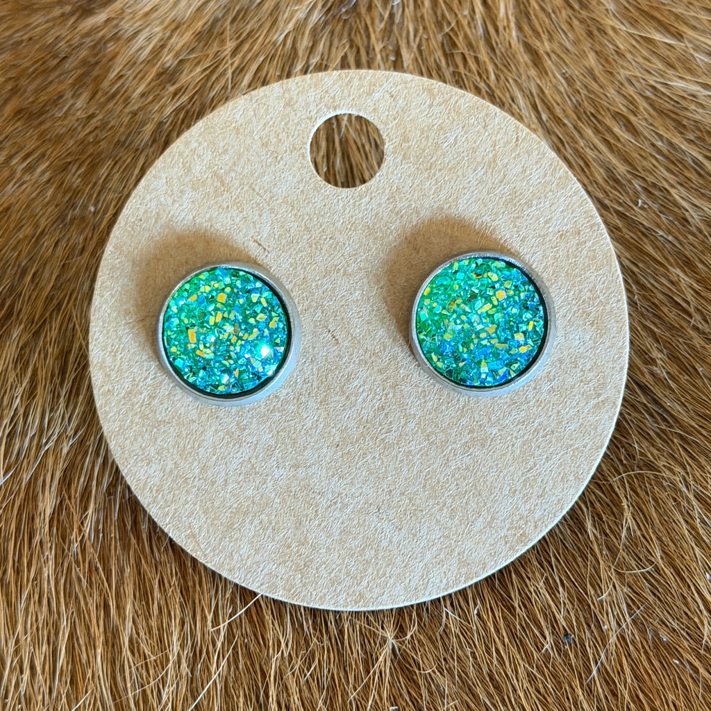 Bezel Earrings