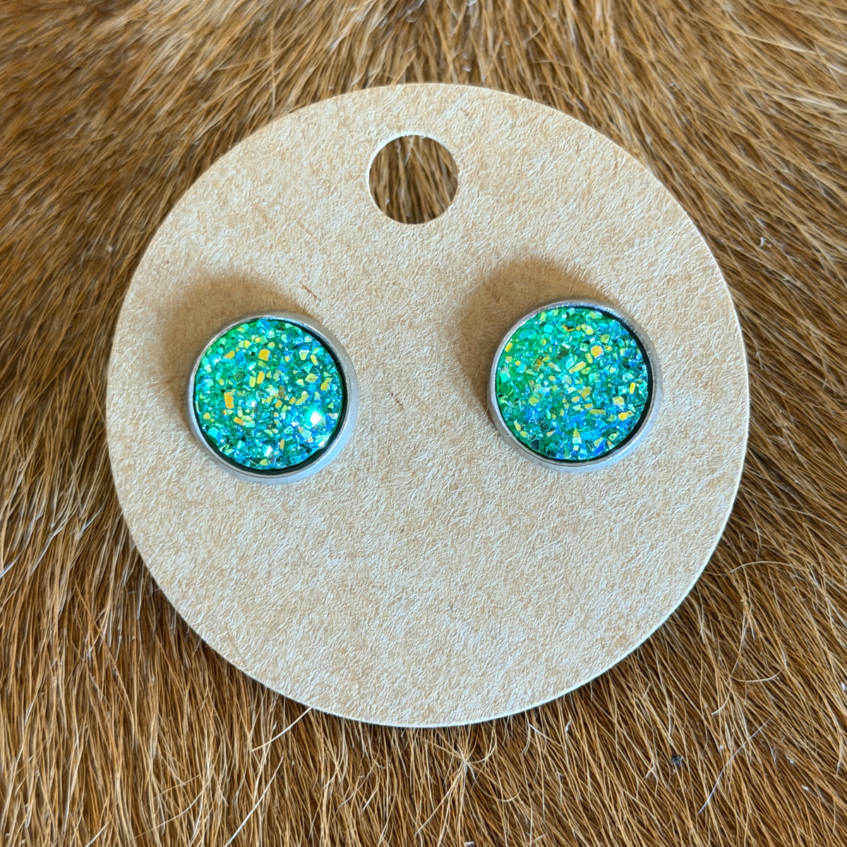 Bezel Earrings