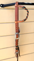 Teal Bloodknot Headstall