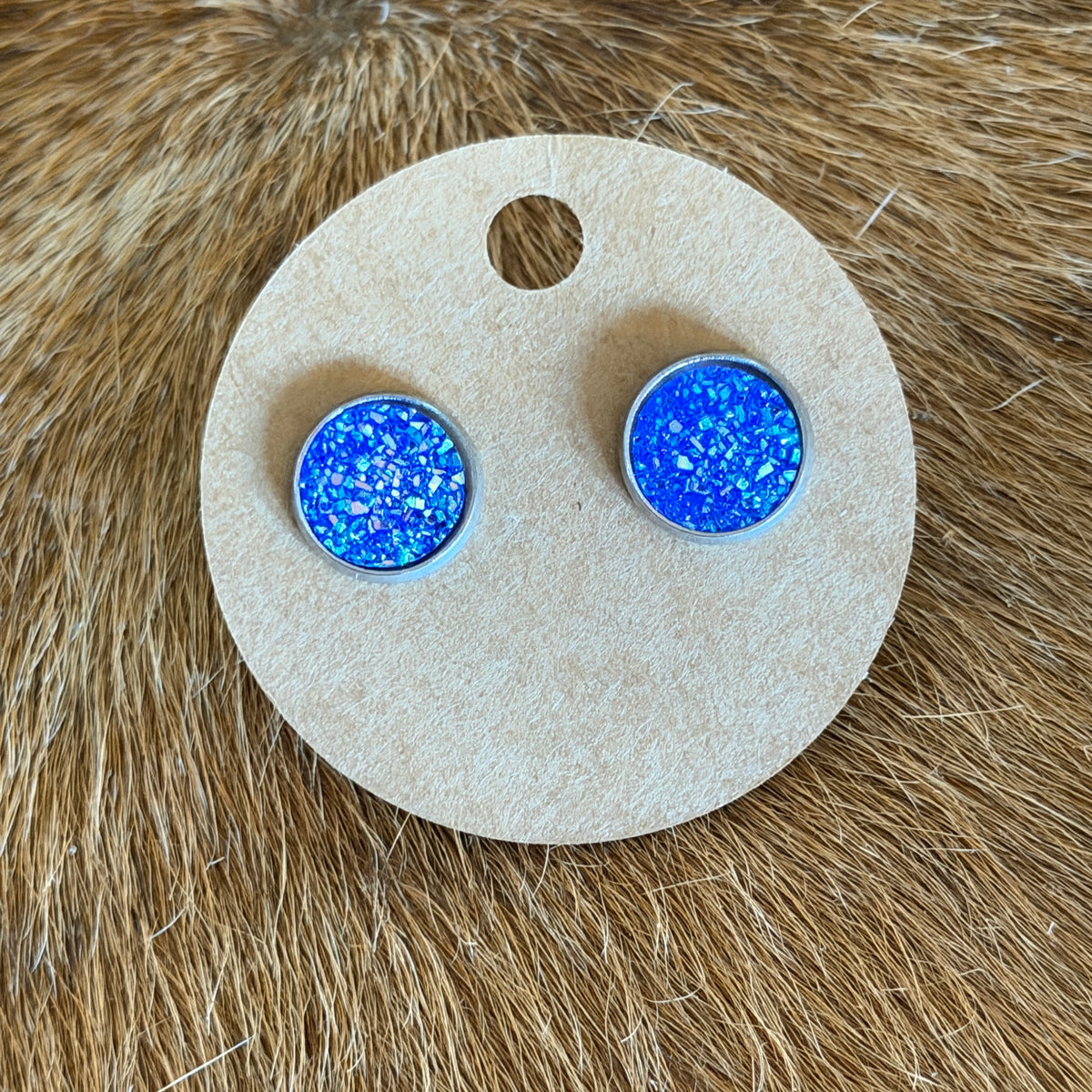 Bezel Earrings