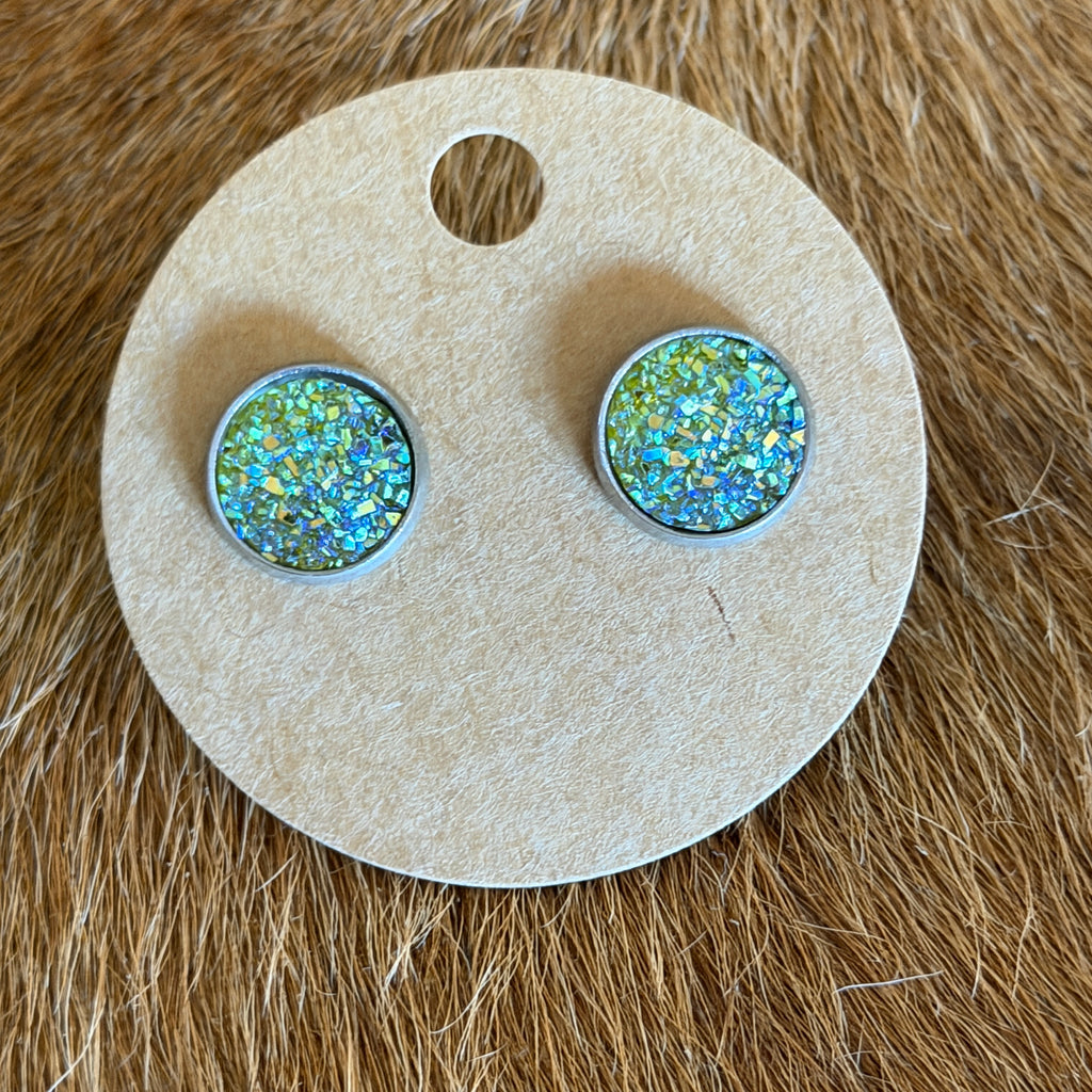 Bezel Earrings