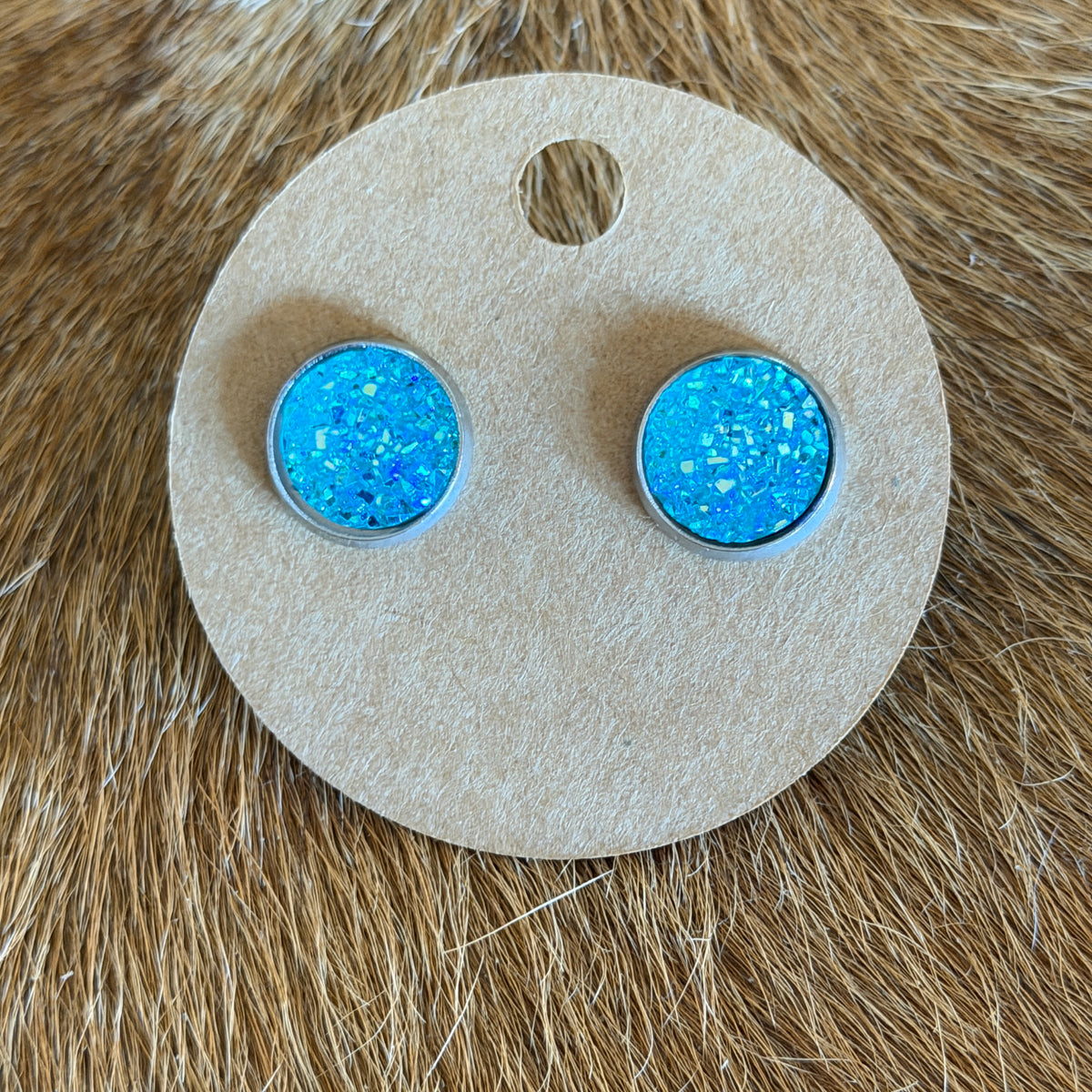 Bezel Earrings