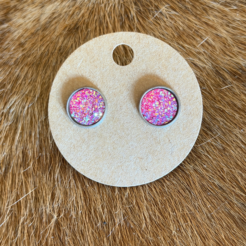 Bezel Earrings