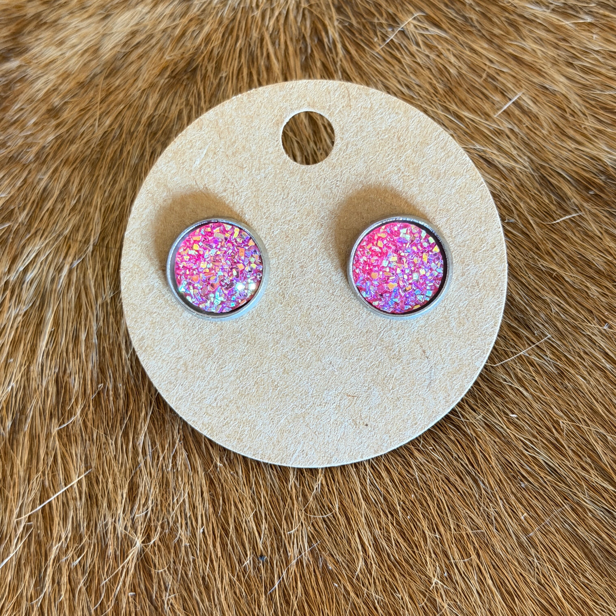 Bezel Earrings