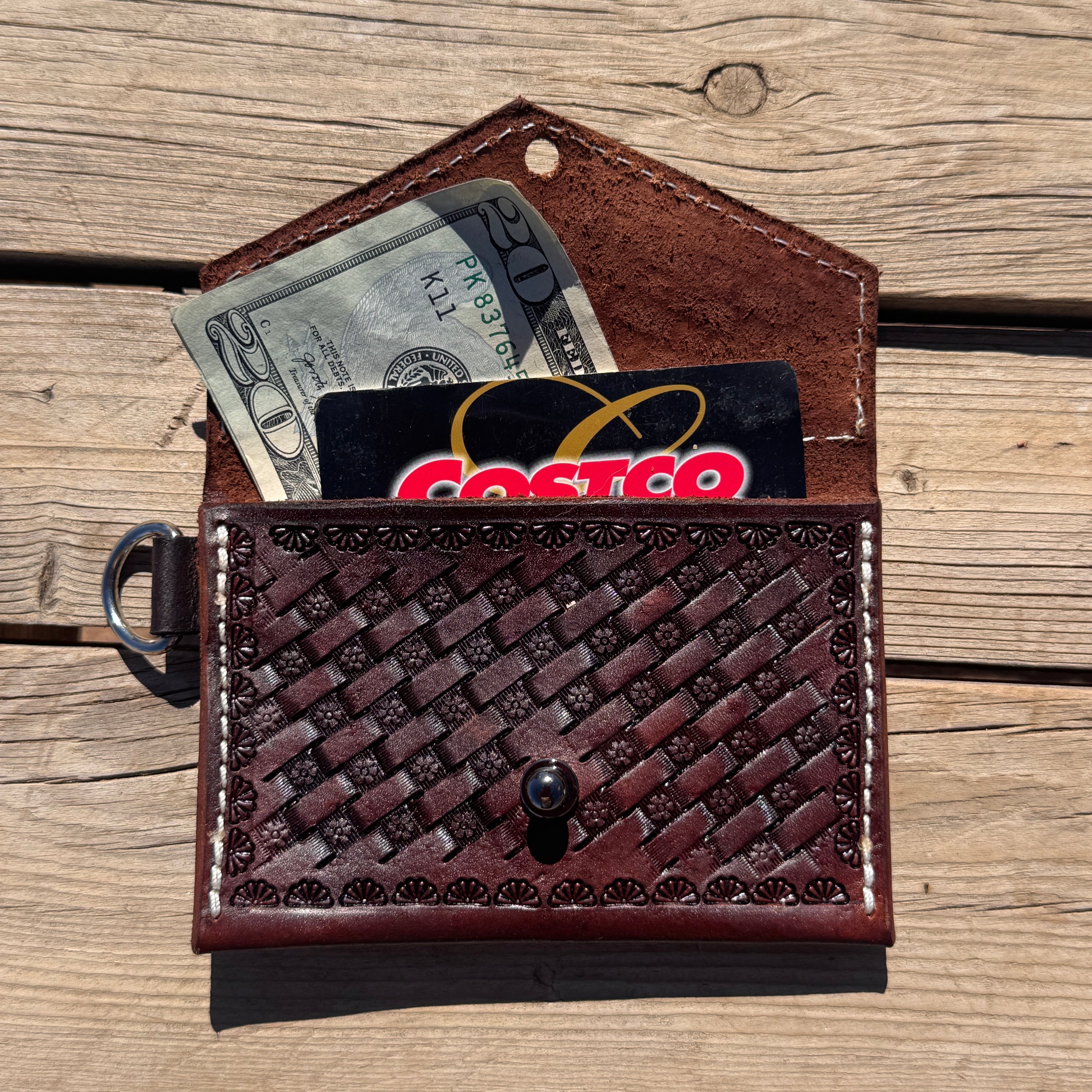 Basketweave Card Holder