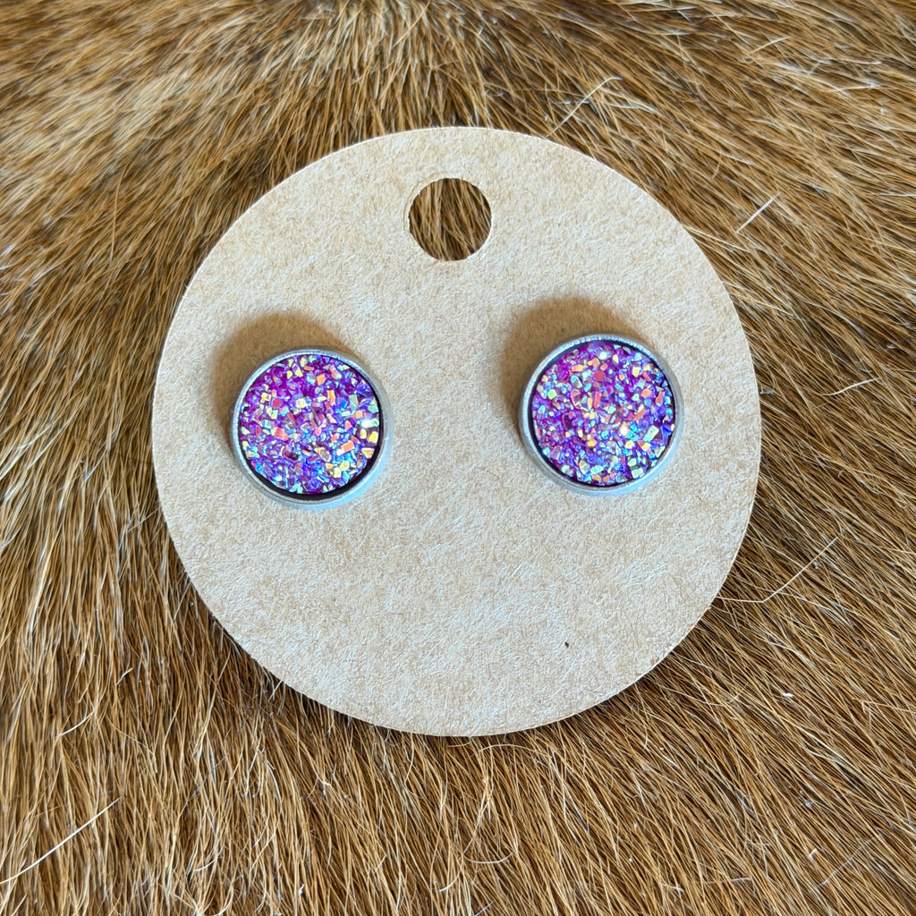 Bezel Earrings