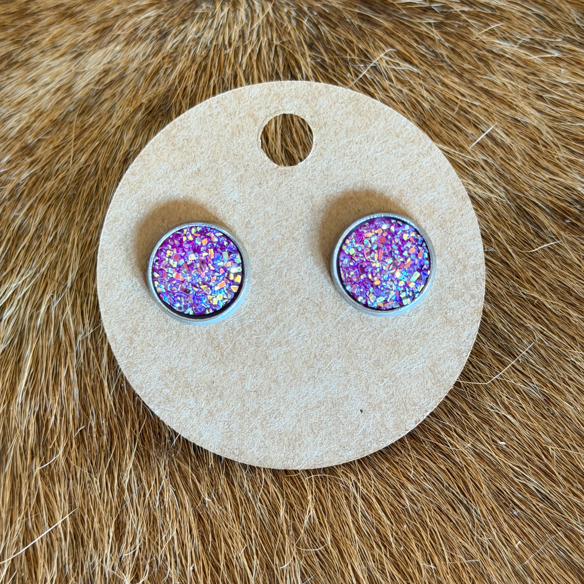 Bezel Earrings