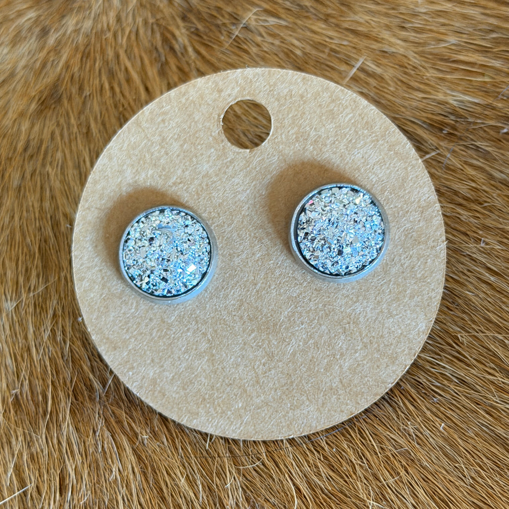 Bezel Earrings