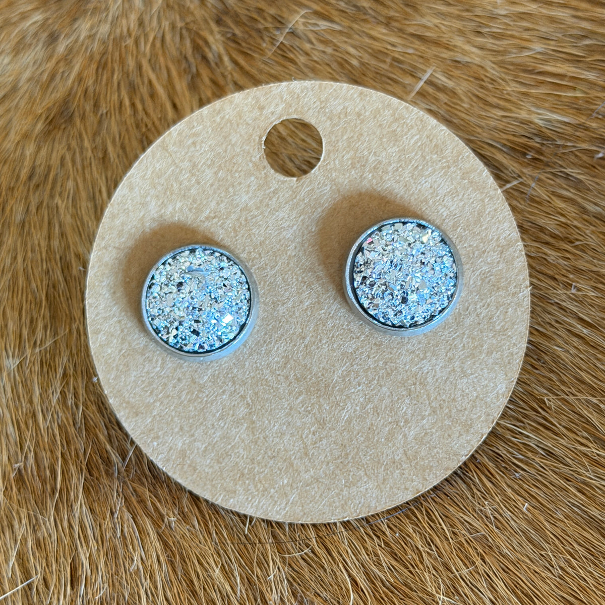 Bezel Earrings