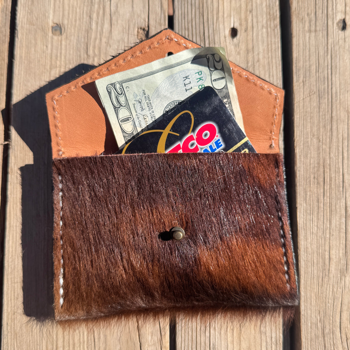 Cowhide Card Holder