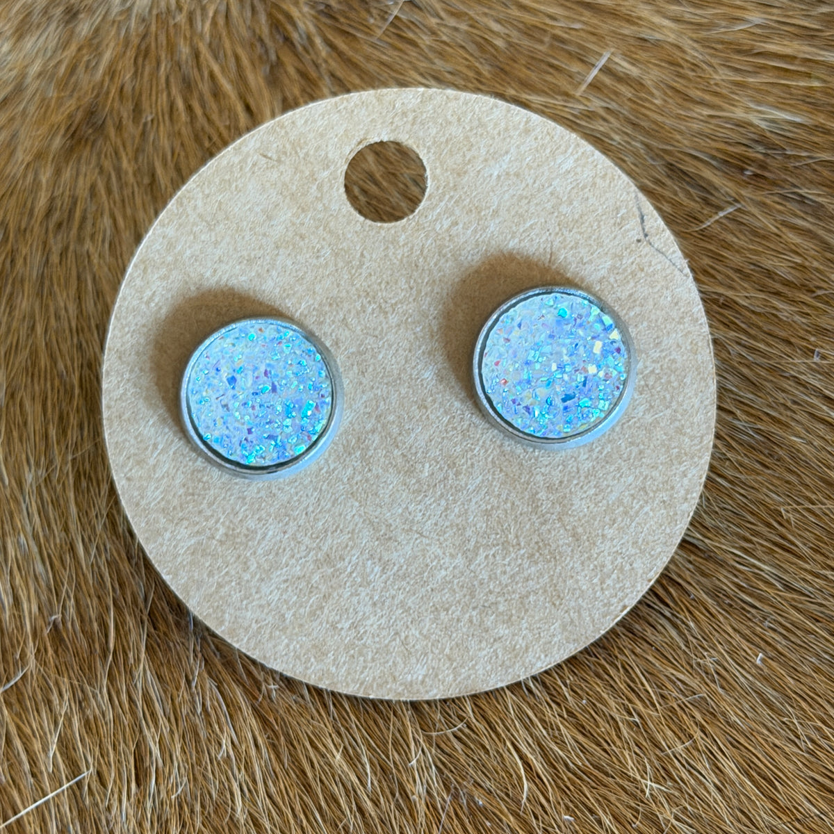 Bezel Earrings
