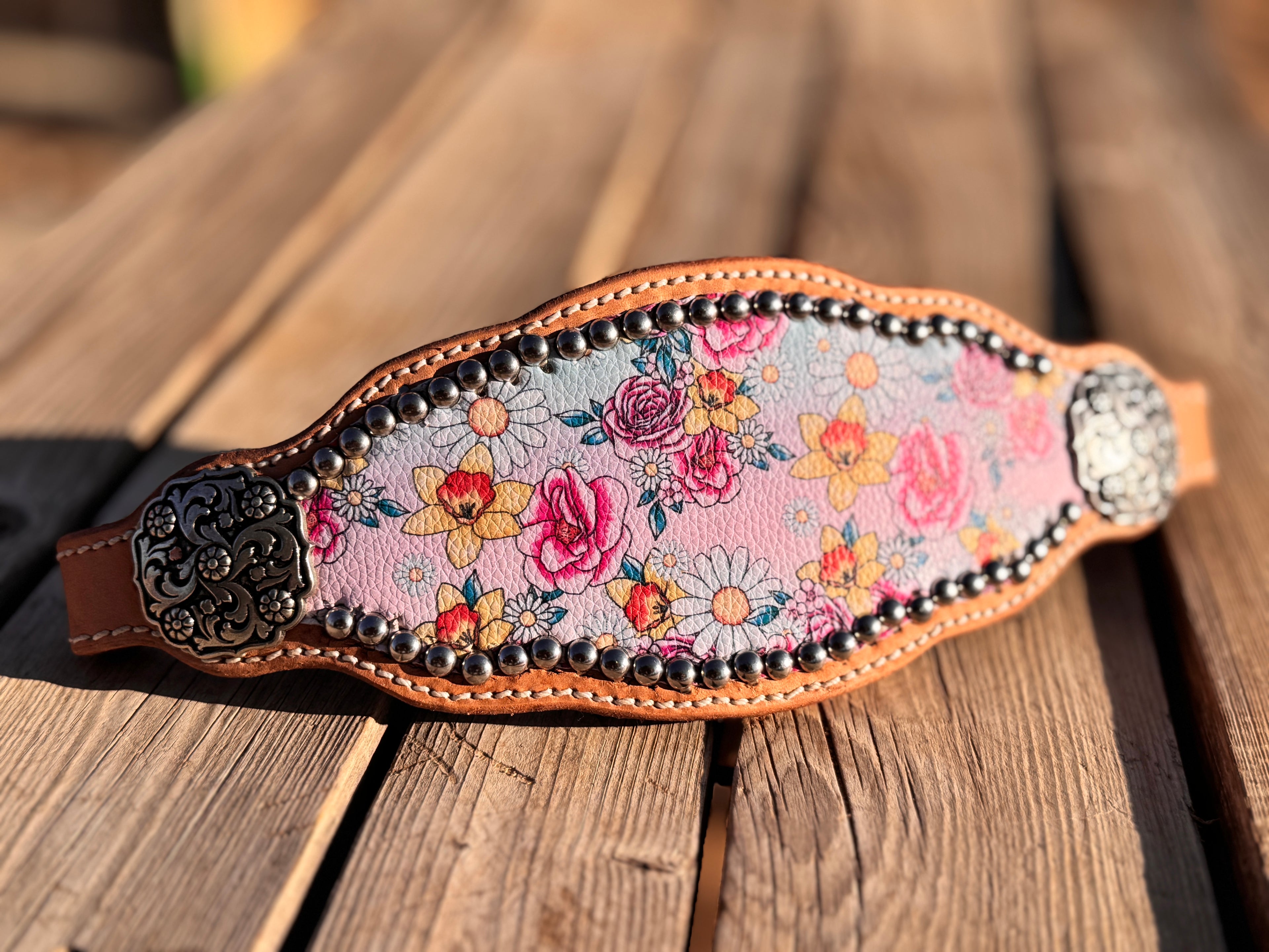 Floral Overlay Noseband